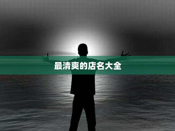 最清爽的店名大全