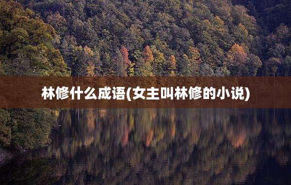林修什么成语(女主叫林修的小说)