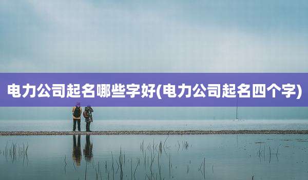 电力公司起名哪些字好(电力公司起名四个字)