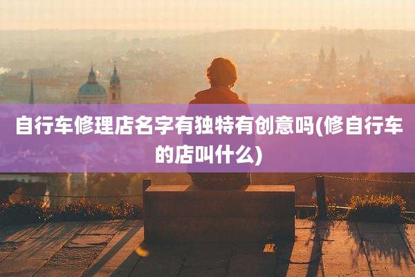 自行车修理店名字有独特有创意吗(修自行车的店叫什么)