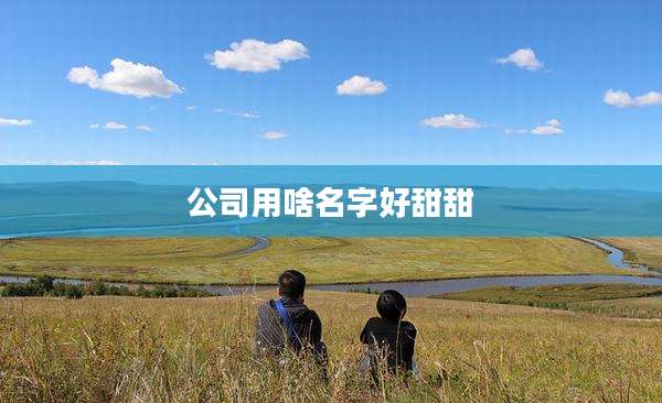 公司用啥名字好甜甜