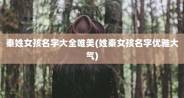 秦姓女孩名字大全唯美(姓秦女孩名字优雅大气)