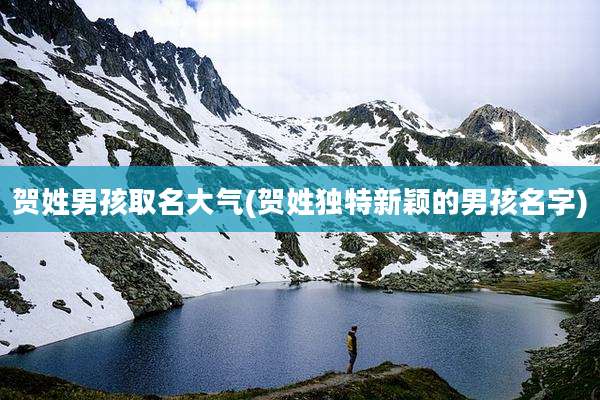 贺姓男孩取名大气(贺姓独特新颖的男孩名字)