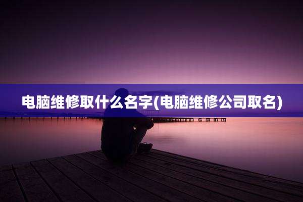 电脑维修取什么名字(电脑维修公司取名)