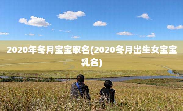 2020年冬月宝宝取名(2020冬月出生女宝宝乳名)