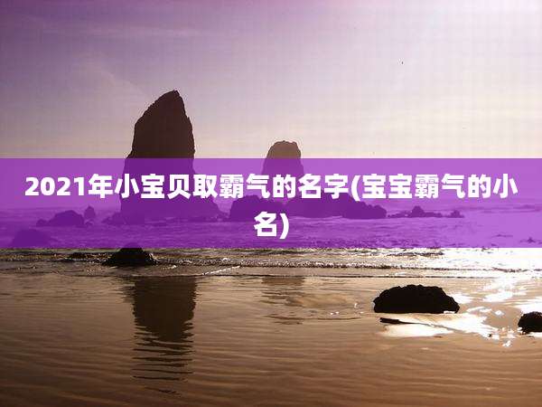 2021年小宝贝取霸气的名字(宝宝霸气的小名)