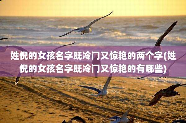姓倪的女孩名字既冷门又惊艳的两个字(姓倪的女孩名字既冷门又惊艳的有哪些)