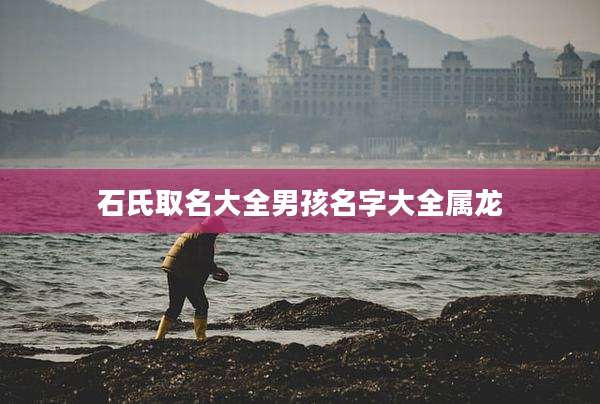 石氏取名大全男孩名字大全属龙