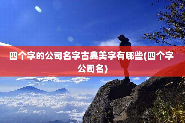 四个字的公司名字古典美字有哪些(四个字 公司名)