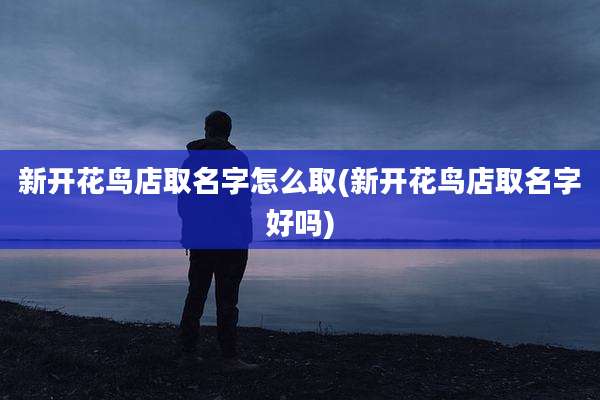 新开花鸟店取名字怎么取(新开花鸟店取名字好吗)