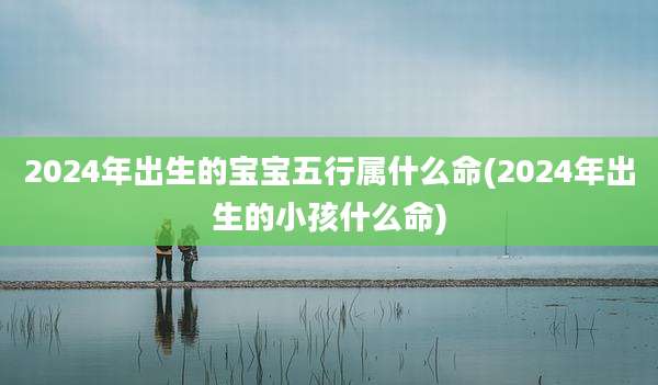2024年出生的宝宝五行属什么命(2024年出生的小孩什么命)