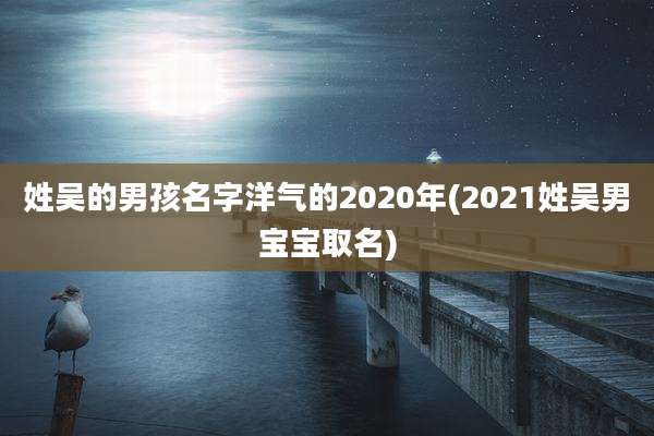 姓吴的男孩名字洋气的2020年(2021姓吴男宝宝取名)