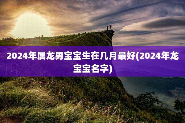 2024年属龙男宝宝生在几月最好(2024年龙宝宝名字)
