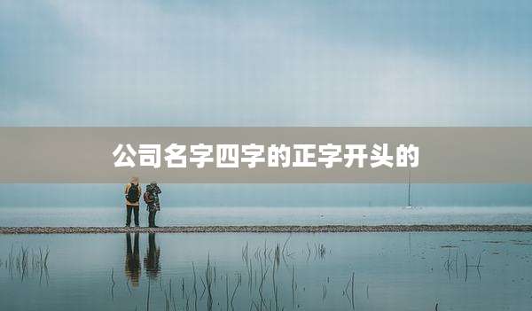 公司名字四字的正字开头的
