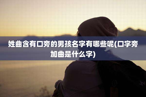 姓曲含有口旁的男孩名字有哪些呢(口字旁加曲是什么字)