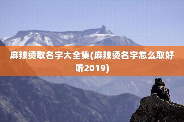 麻辣烫取名字大全集(麻辣烫名字怎么取好听2019)