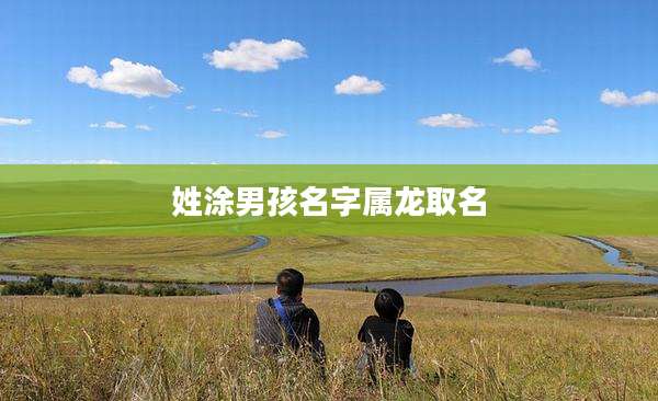 姓涂男孩名字属龙取名