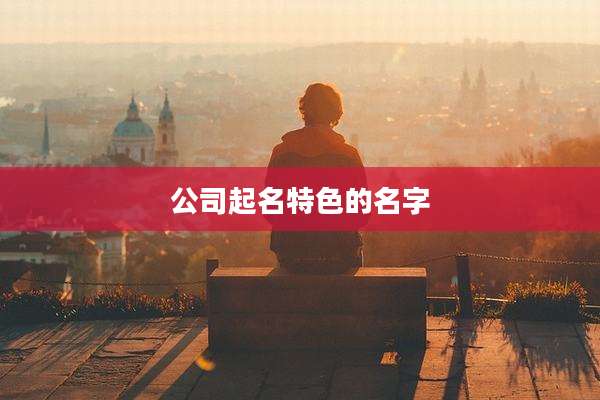 公司起名特色的名字