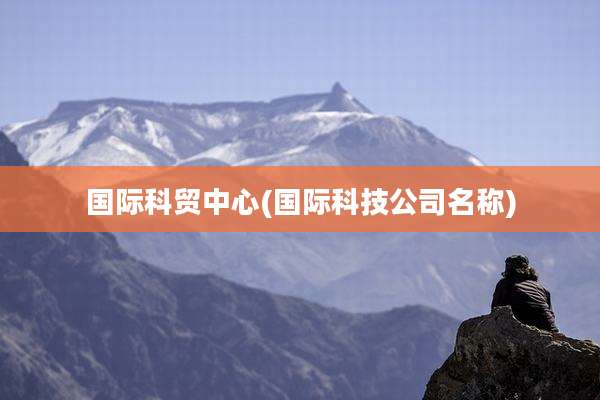 国际科贸中心(国际科技公司名称)