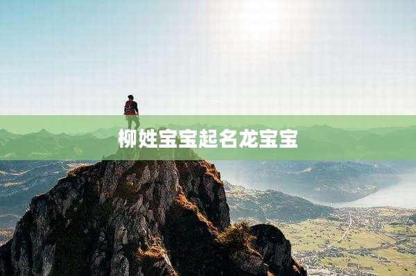 柳姓宝宝起名龙宝宝