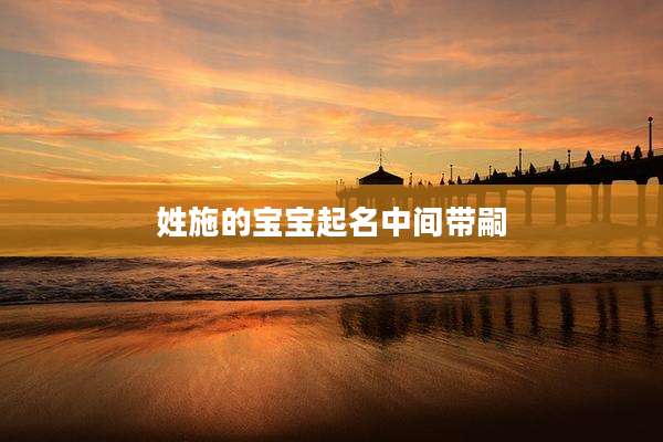 姓施的宝宝起名中间带嗣