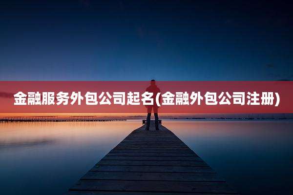 金融服务外包公司起名(金融外包公司注册)