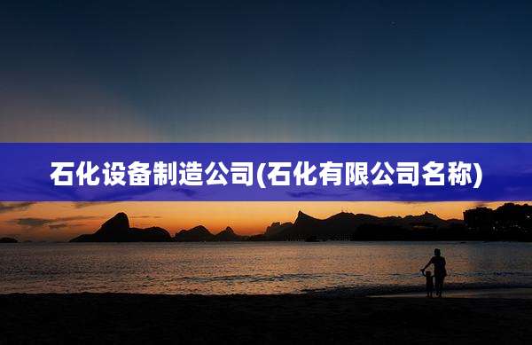 石化设备制造公司(石化有限公司名称)
