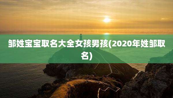 邹姓宝宝取名大全女孩男孩(2020年姓邹取名)