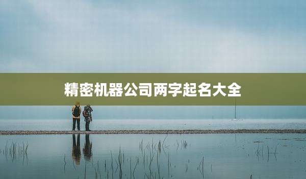精密机器公司两字起名大全