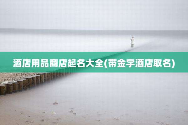 酒店用品商店起名大全(带金字酒店取名)