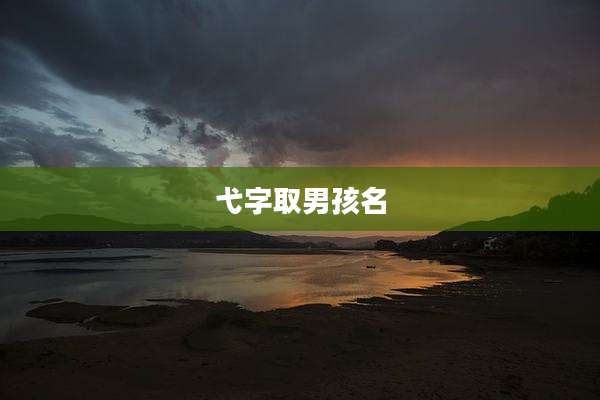 弋字取男孩名