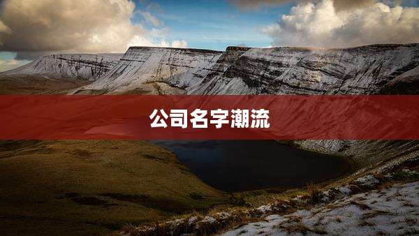 公司名字潮流