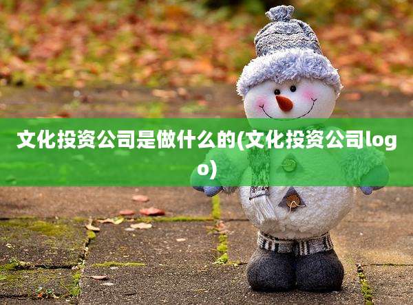 文化投资公司是做什么的(文化投资公司logo)