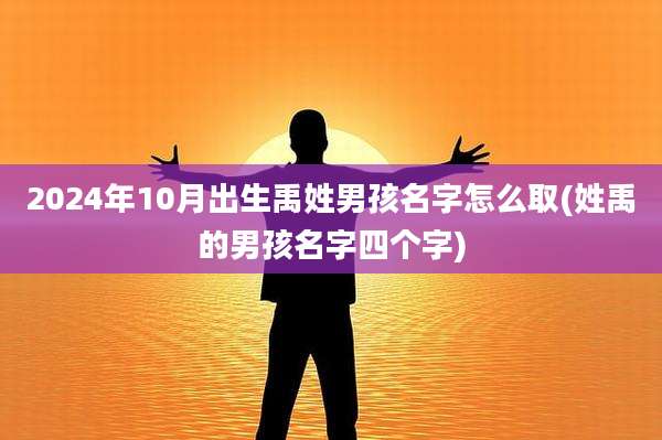 2024年10月出生禹姓男孩名字怎么取(姓禹的男孩名字四个字)
