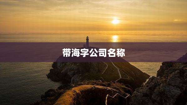 带海字公司名称