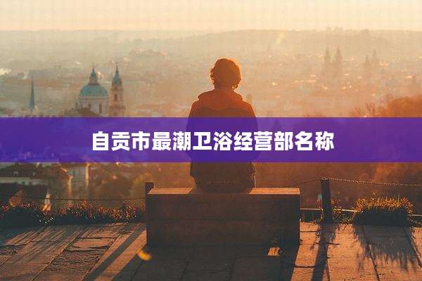自贡市最潮卫浴经营部名称