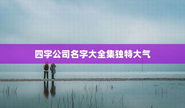 四字公司名字大全集独特大气
