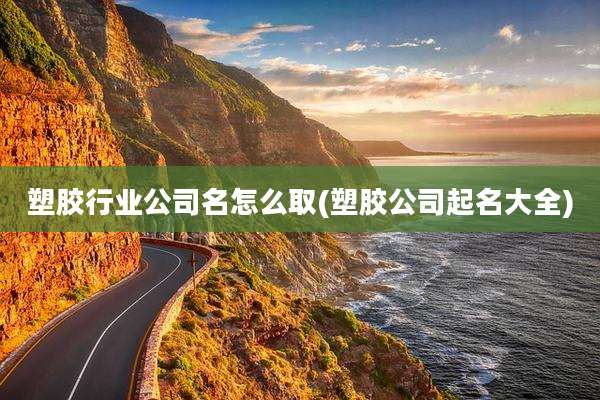 塑胶行业公司名怎么取(塑胶公司起名大全)
