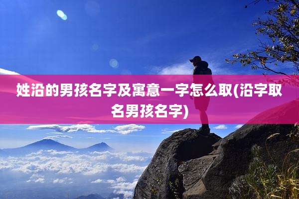 姓沿的男孩名字及寓意一字怎么取(沿字取名男孩名字)