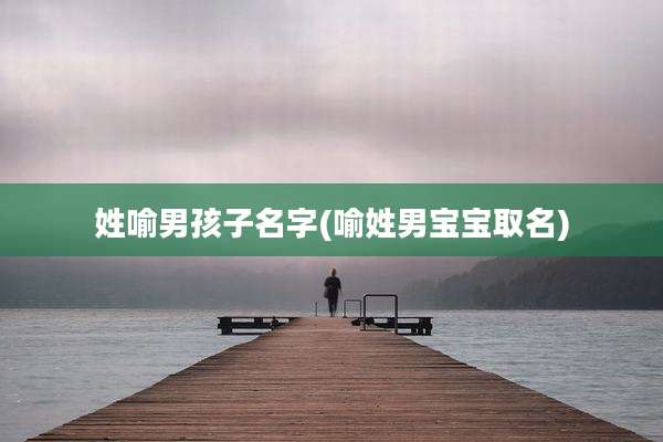 姓喻男孩子名字(喻姓男宝宝取名)