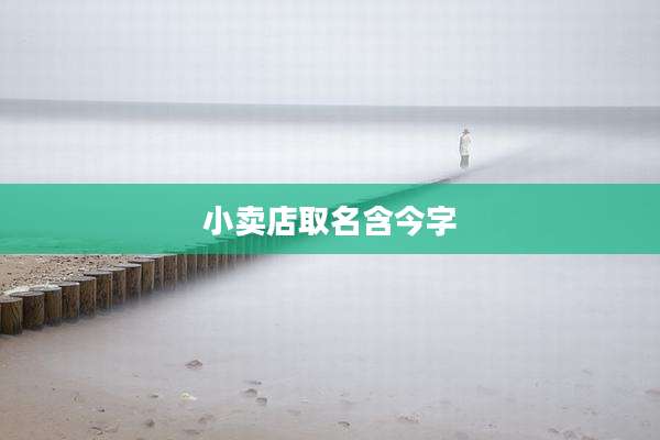 小卖店取名含今字