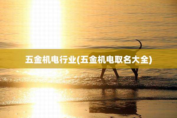 五金机电行业(五金机电取名大全)