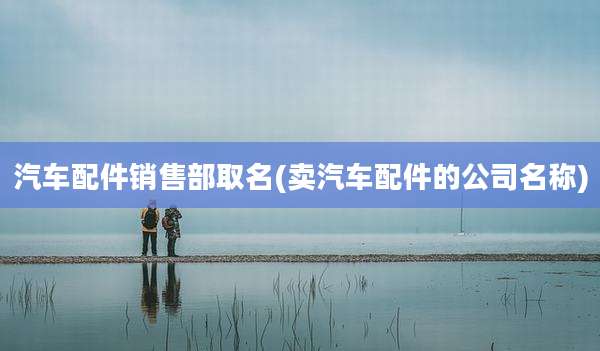 汽车配件销售部取名(卖汽车配件的公司名称)