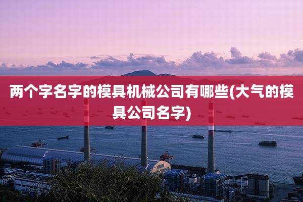 两个字名字的模具机械公司有哪些(大气的模具公司名字)