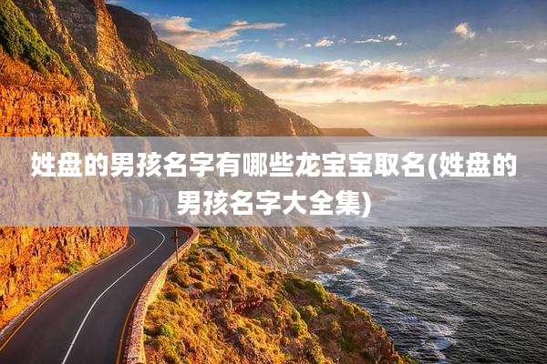 姓盘的男孩名字有哪些龙宝宝取名(姓盘的男孩名字大全集)