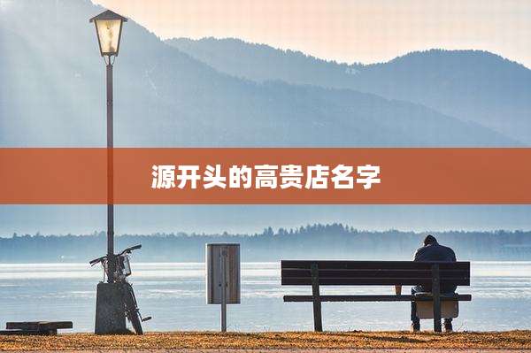 源开头的高贵店名字
