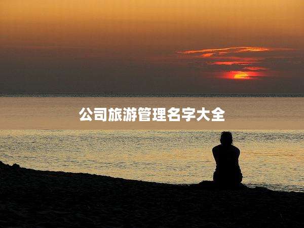 公司旅游管理名字大全