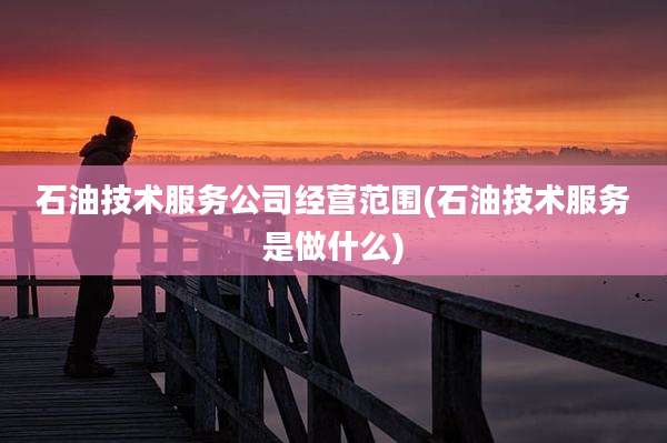 石油技术服务公司经营范围(石油技术服务是做什么)