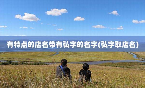 有特点的店名带有弘字的名字(弘字取店名)
