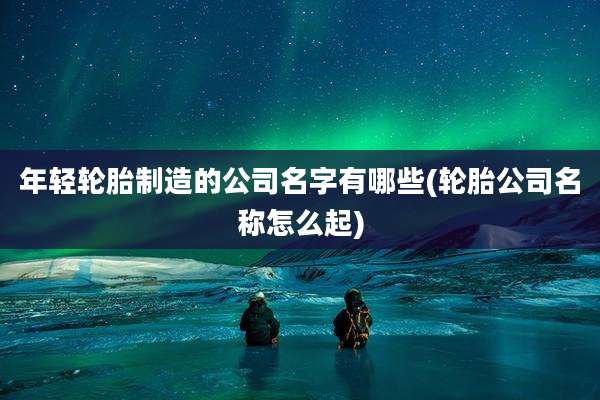 年轻轮胎制造的公司名字有哪些(轮胎公司名称怎么起)